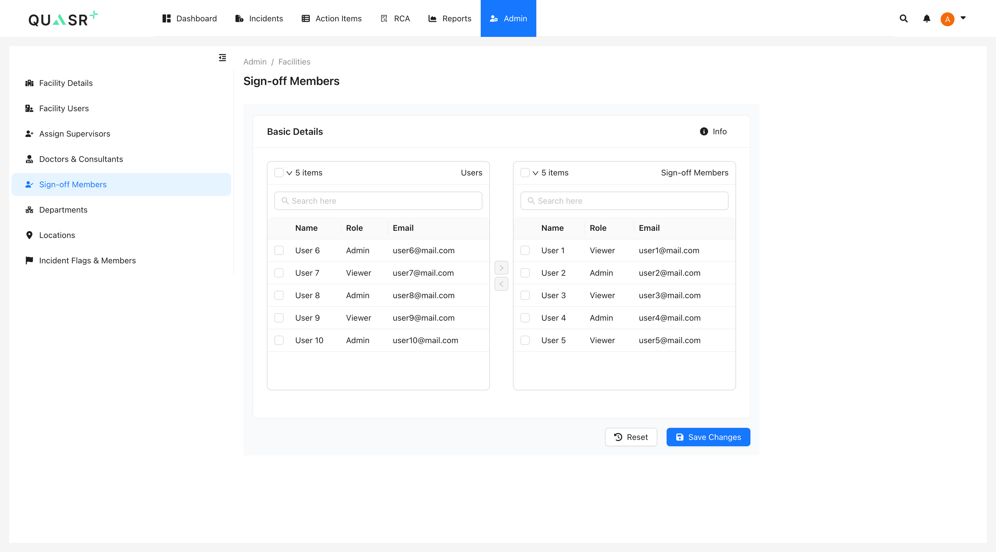 Configure Sign-off Members