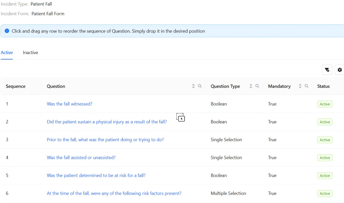 Edit and save basic incident form details.
