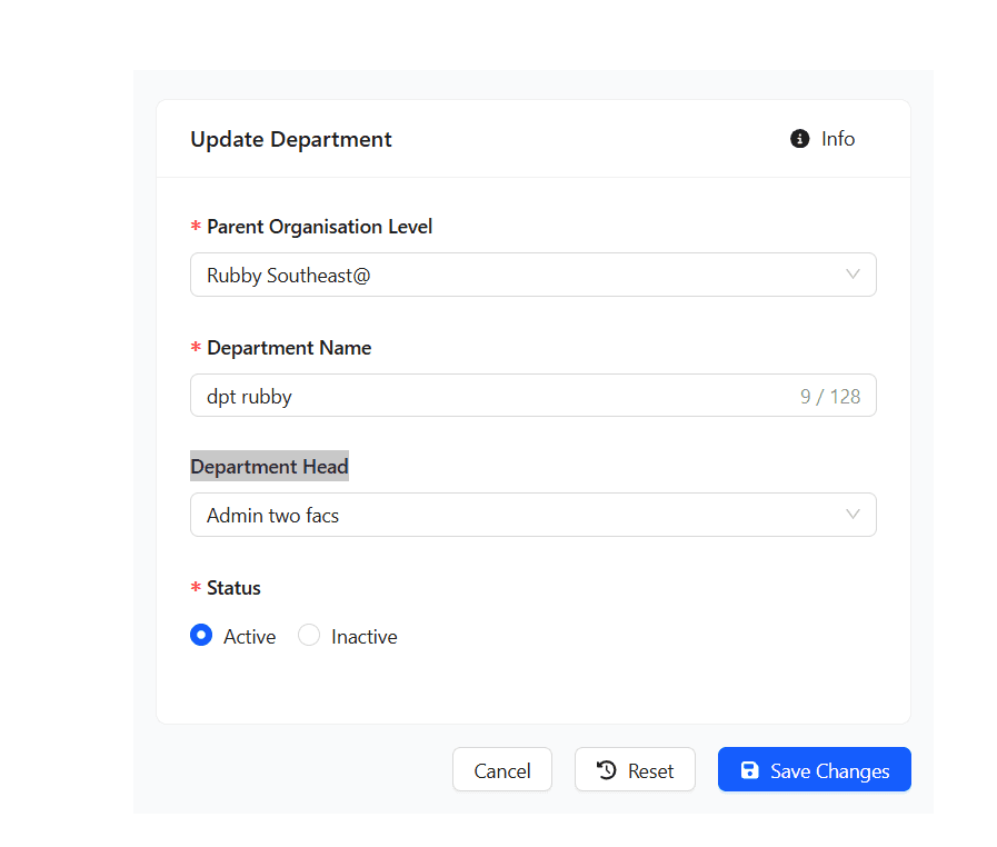 Assign Supervisors panel showing users and reportees panels