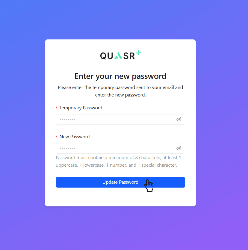 Provide your basic profile information to complete account setup.